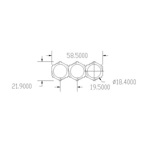сот 3P держателя DIY прокладки батареи 3x18650 магнитный на 18650 2P 18650
