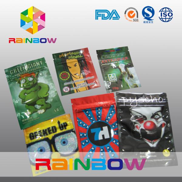 Подгонянный травяной упаковывать ладана 4g/10g/Ziplock Potpourri кладут в мешки