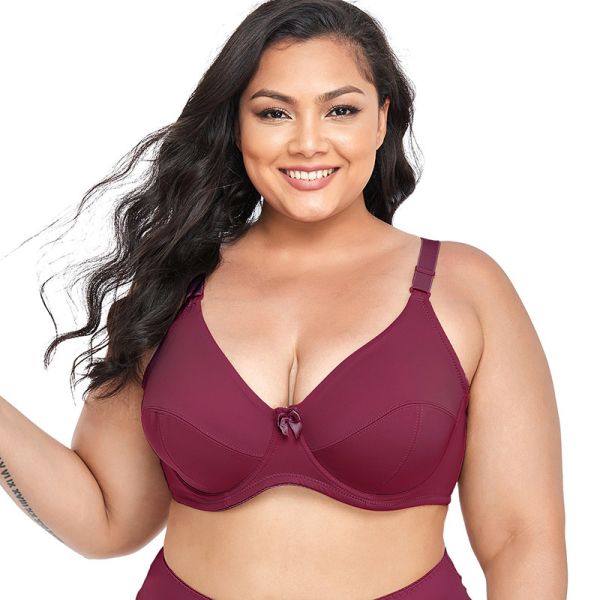 Pushing up Bra Smoothing Touch Big Size Bra Available in C/D/E/F Wholesale Provided Women Bra