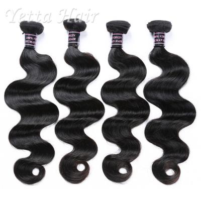 Weave indiano do cabelo humano da cor 100 naturais da categoria 7A com onda do corpo