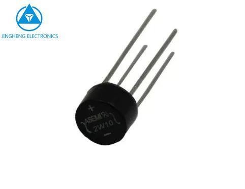GPP Chip 2A D 2W005/2W02/2W04/2W06/2W08/2W10 Bridge Rectifier Diode with WOB Package