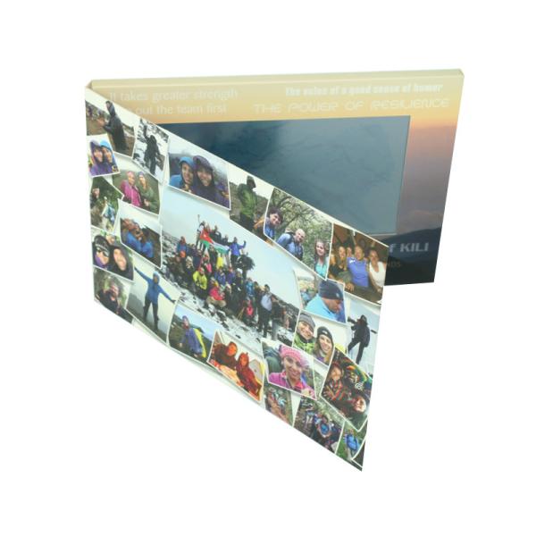 7 inch LCD video brochure mailer with touch screen,video mailer brochure with custom boot logo menu