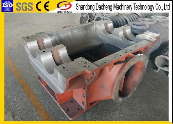 Grain Conveying 3 Lobe Roots Blower / Small Outline Industrial Roots Blower