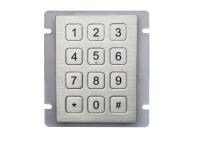 Telclado numérico industrial de la máquina de la atmósfera del telclado numérico 4x4 del metal lavable antibacteriano