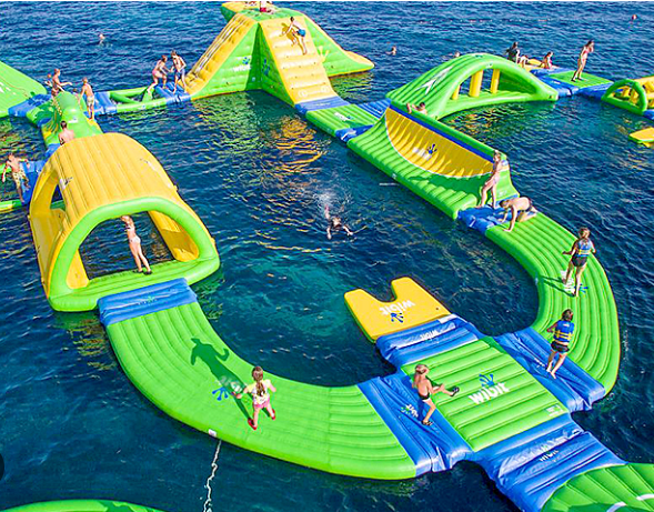 Factory Hot Selling Inflatable Aqua Park outdoor Floating Play Adventure Games floating Inflatable Water Park for Sale
