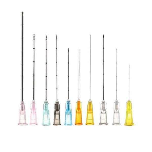 Blunt Needle Micro Cannula Certified Stainless Steel Blunt Needle for Dermal Fillers & Mesotherapy 30g 27g 25g 23g 21g 18g 50mm