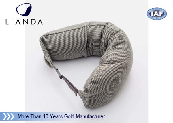 Car Accessories Gray Neck Travel Pillow , Memory Foam Head Pillow With Different Color