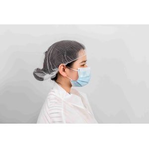Breathable Disposable Nylon Hairnet For Free Size Workwear Nylon Cap