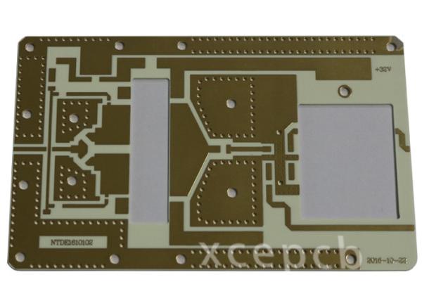 Amateur Radio Antenna TG170 Rogers Material Pcb Without Soldermask , 2oz Finished Copper