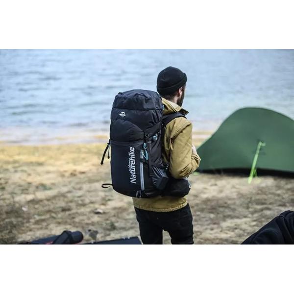 Polyester 0.1kg Lightweight Waterproof Backpack 60cm Mountain Trekking Bag