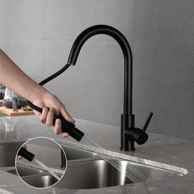 Brushed Stainless Steel Kitchen Tap Hot And Cold Water Dispenser Faucet