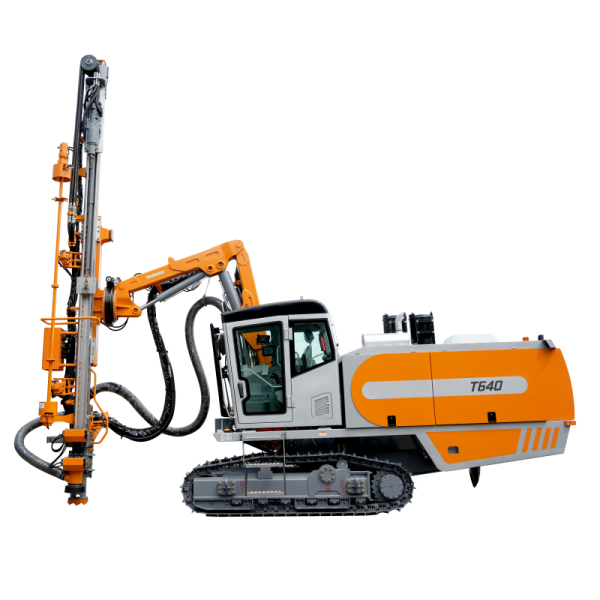 T640 Integrated Surface Top Hammer Drill/Drilling Rig With High Frequency High Pressure Full Hydraulic Rock Drills for Diameter 76-115 mm