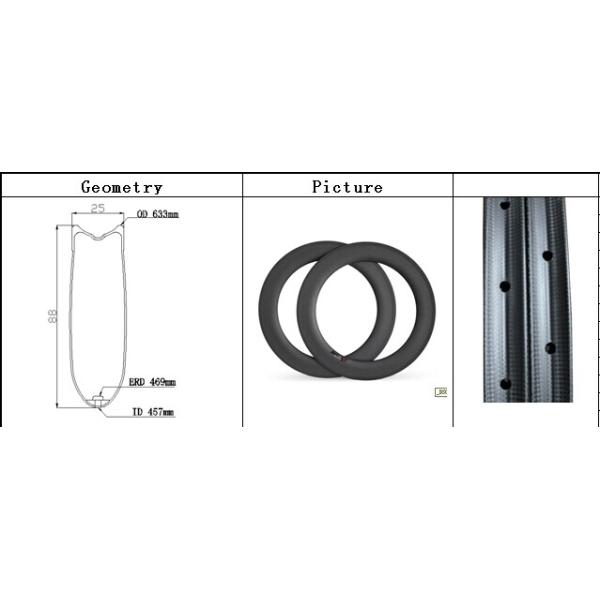 2014YoungFanbike New carbon rims 700c 88mm tubular rims 25mm road bike wheel racing bike