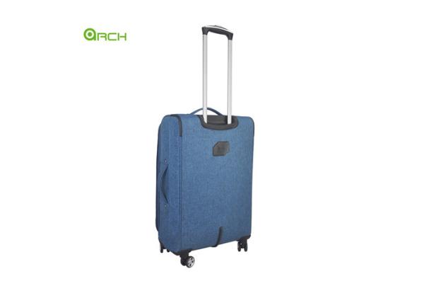 Snowflake Suitcase Soft Sided Luggage with Spinner Wheels and New Style Front Pockets