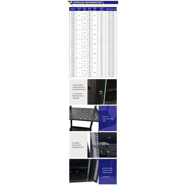 12U Server Room Network Communication Equipment Wall Mounted Cabinet Enclosure 19 inch