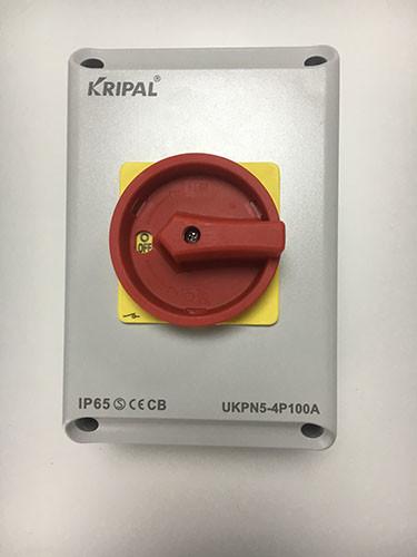 Commercial 10 - 100 Amp Rotary Isolator Switch / Change Over Switch IP65