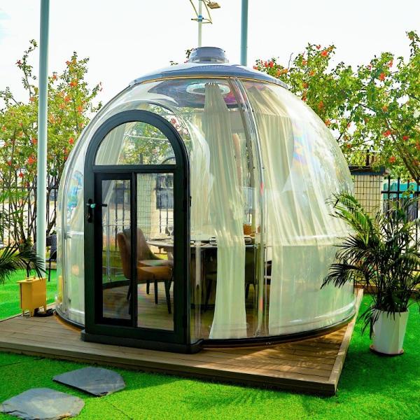 Hot-Selling New Design PC Hotel Transparent Dome Tent Modular Prefab Bubble House Dome house For Dining
