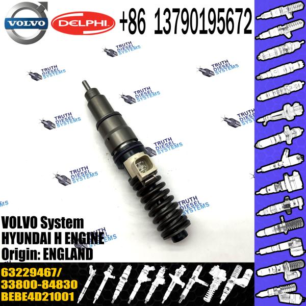 Дизельный инжектор 33800 84820, 33800-84820, 3380084820, 21306407 BEBE4D19002 для двигателя Hyundai D6CC