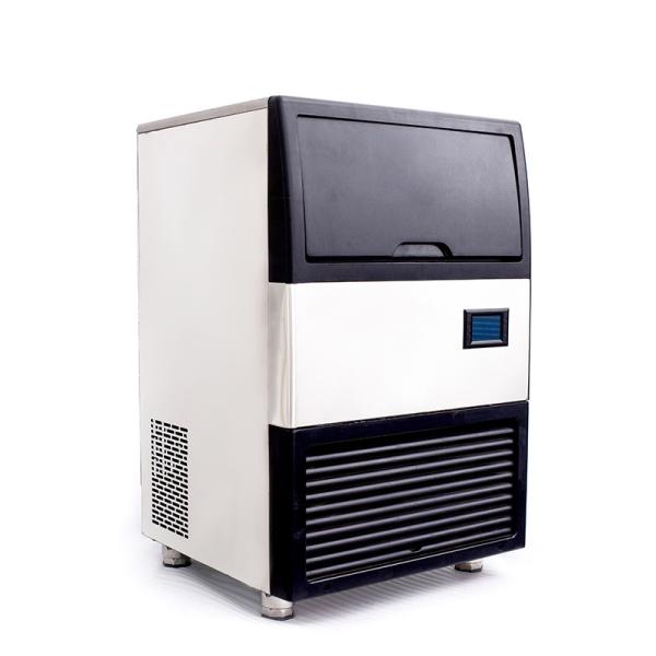 Máquina cilíndrica de gelo de mesa comercial LZ-60 28 kg Armazenamento de gelo Envio imediato