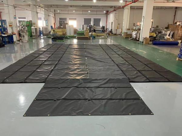 58 60 PVC Truck Cover Tarp Tarpaulin Waterproof Cover Madeira Tarpa com Grommets