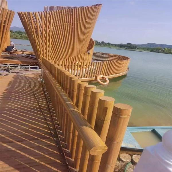 Aluminum Metal Ceilings Aluminum Bamboo Poles Wall Claddings