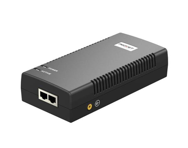 -40C To 85C Wide Temperature 10GbE PoE Injector High Power For Camera