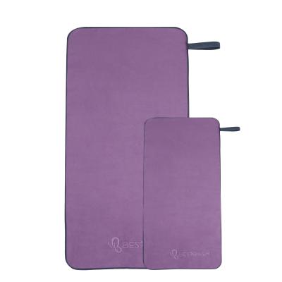 300gsm Fitness Embroidered Gym Towels Athletic Cooling Towels With Mesh Bag