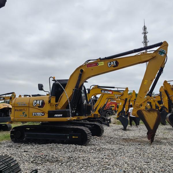 12 tonnes Caterpillar 312 Excavatrice utilisée de taille moyenne Cat 312D Digger d'occasion