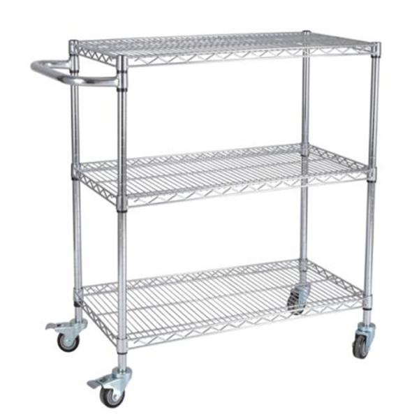 Carbon Steel SMT ESD Trolley SMD 4 Layers ESD Shelving Rack