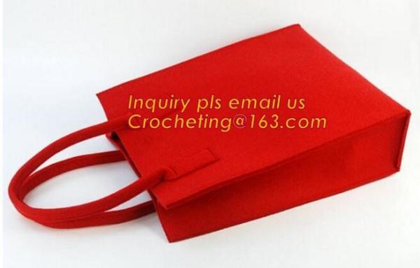 Felt Wine Bag As Clothes, Felt Wine Bag With String, Santa Pants Felt Wine Bag, suppling latest style Santa pants felt w