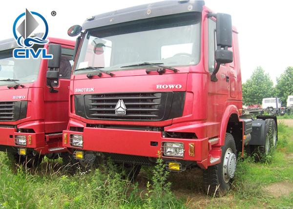 new SINOTRUK HOWO 6X6 All wheel - drive tractor truck prime mover truck used with semi trailer