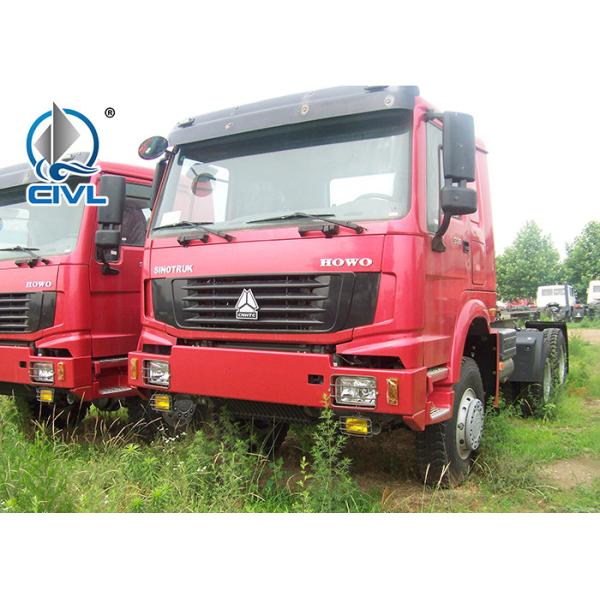 336HP 371HP 60 Ton Semi Trailer Truck with 6x6 Wheel Drive EURO II Standard , Off Road Model