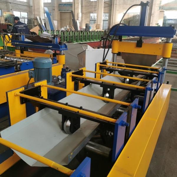 Galvanized Steel Valley Gutter Downspout Roll Forming Machine With 18 Stations