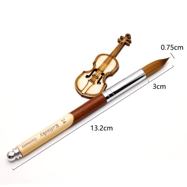 Classical Design Kolinsky Acrylic Nail Brush Art With 9 Different Sizes