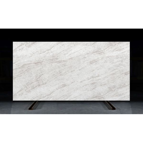 OLK1002G New Collection Taj Mahal Grey Vain To Full Body Printed Quartz Stone Hd Inkjet Print Technology Slab