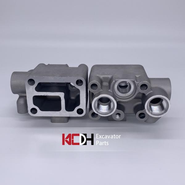 Место корпуса стыковочного агрегата фильтра машинного масла частей 6BG1 экскаватора Хитачи ZAX230 алюминиевое