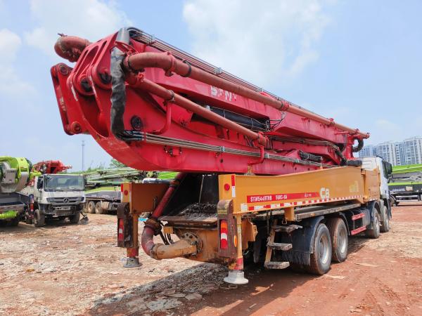 2019 SANY 56m bomba de concreto usada na Mercedes Benz em estoque com nova condição bom preço