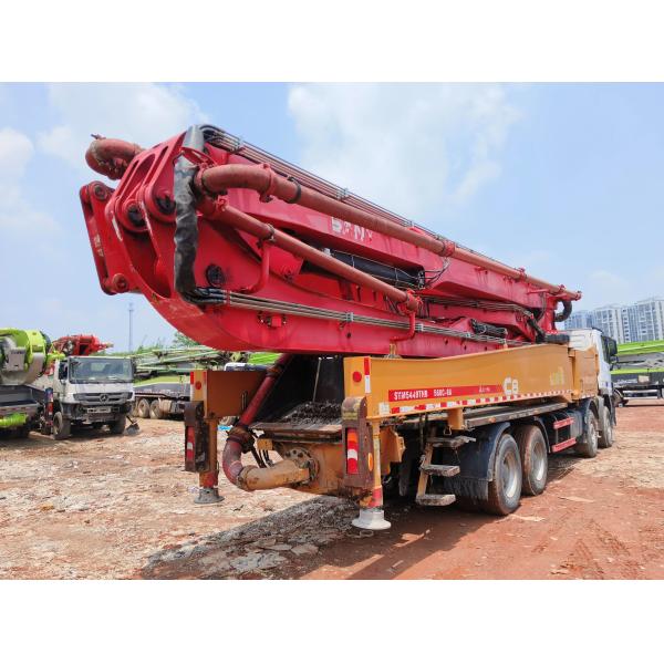 2019 SANY 56m Подержанный бетонный насос на Mercedes Benz на складе с новым состоянием Хорошая цена