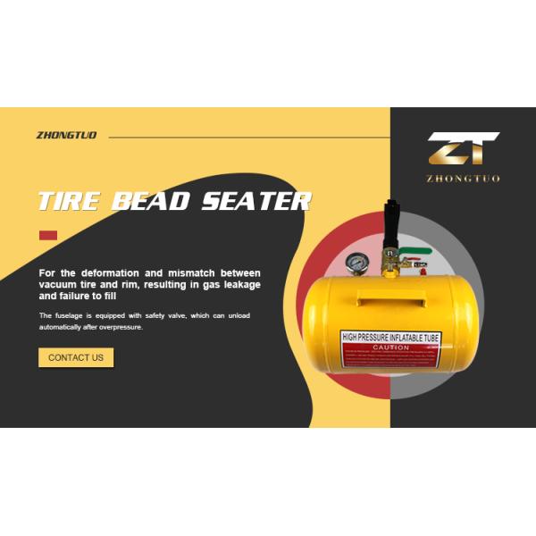 Inflator Seater шарика автошины воздуха 5 галлонов высокого давления стальной с предохранительным клапаном