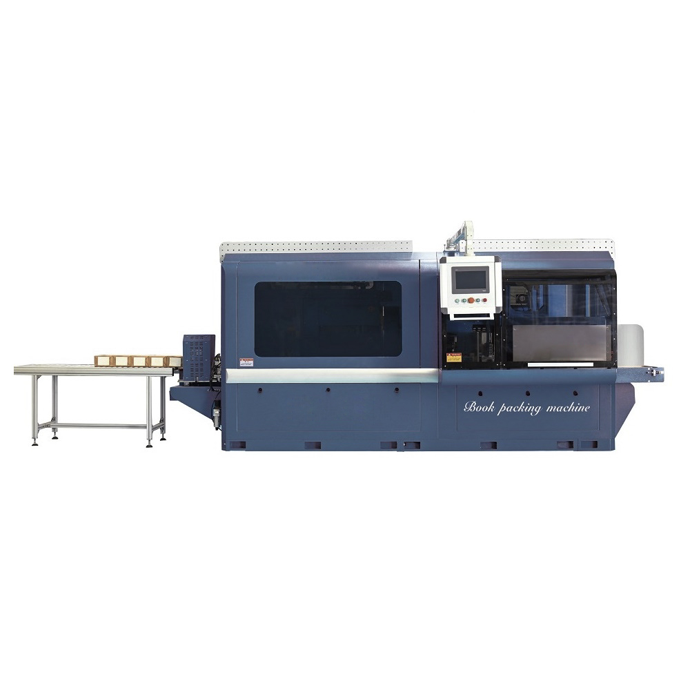 Durable Book Packing Machine rolled kraft paper quick order switching servo system