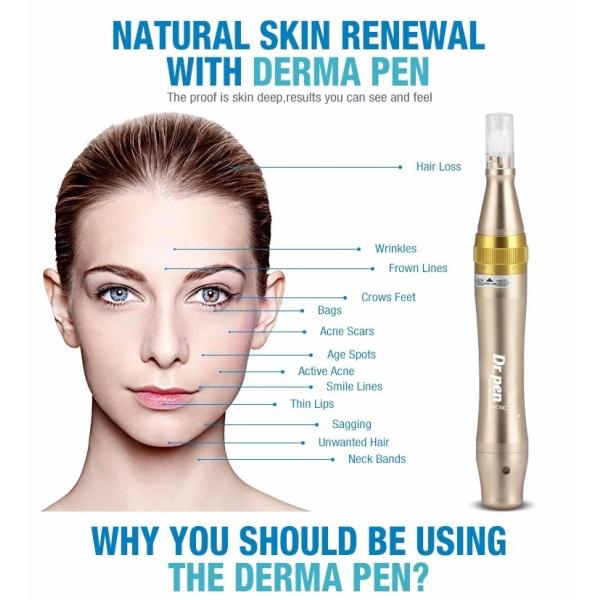 Plastic and Surgical Steel Needle Material The Secret to M5-C Gold Dermapen's Success