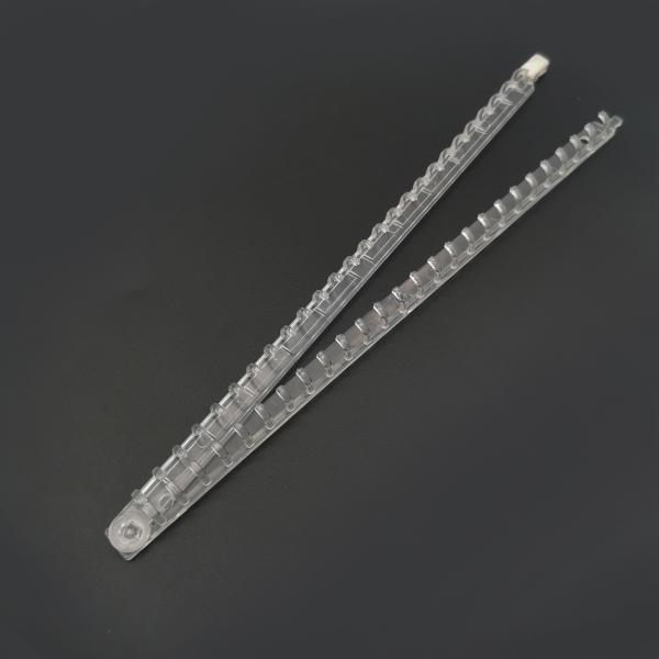 Transparent Plastic Ring Binder 20 Rings Plastic Paper Binder Lightweight