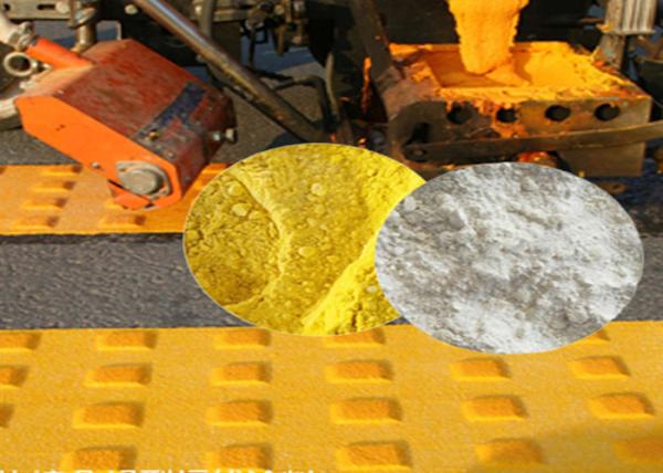 Vibrating Thermoplastic Reflective Road Marking Paint With 20% Intermix Glass Beads
