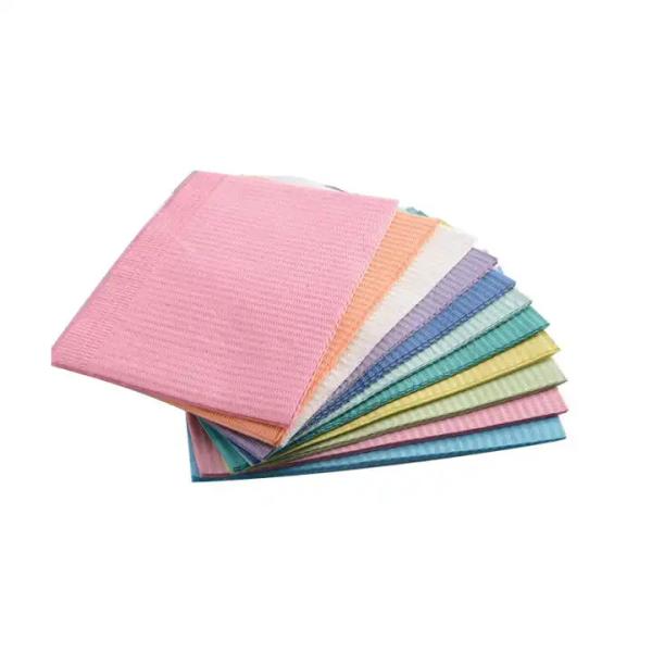 Disposable Dental Bibs Cloths 125pcs Tattoo Table Covers Clean Pad Waterproof Double Layer Tattoo Bib Sheet