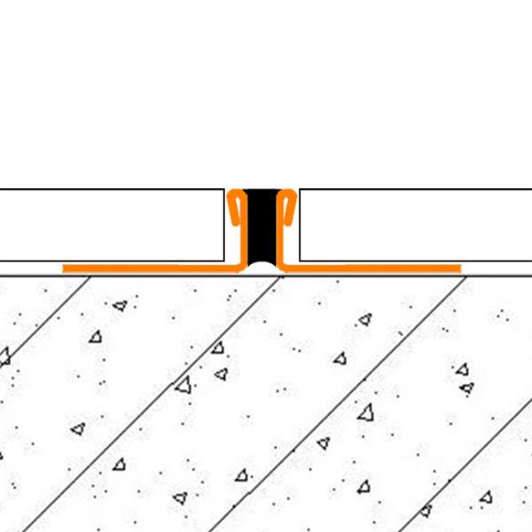 Stainless Steel Movement Joint Profiles 8k Mirror For Concrete Flooring OEM