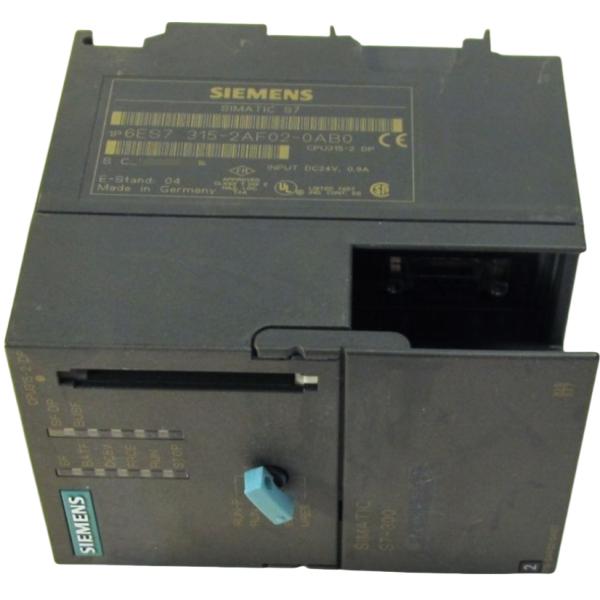 SIEMENS 6ES7315-2AF02-0AB0 SIMATIC S7-300, CPU 315-DP CPU WITH INTEGRATED 24 V DC PS, 64KB WORKING MEMORY