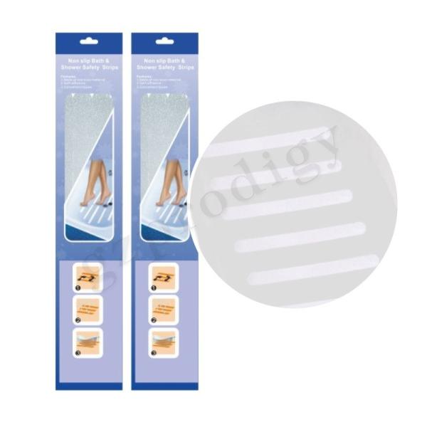 20mm X 38cm Bathroom Anti Slip Tape Safety Bathtub Strips Stickers Adhesive For Shower Stairs