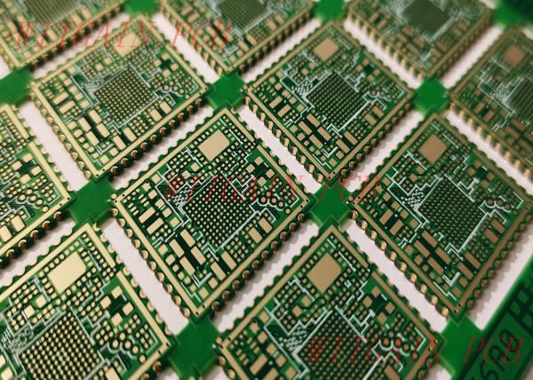4 Layer Half Hole PCB Finished Thickness 0.8MM / Hdi Pcb Blind And Buried Holes