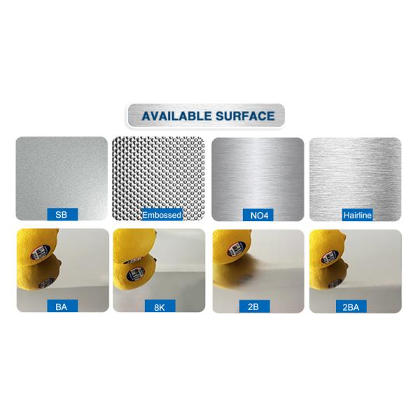 410 904L Stainless Steel Sheet Plate Laser Cutting Mill Test Certificate 5m Length