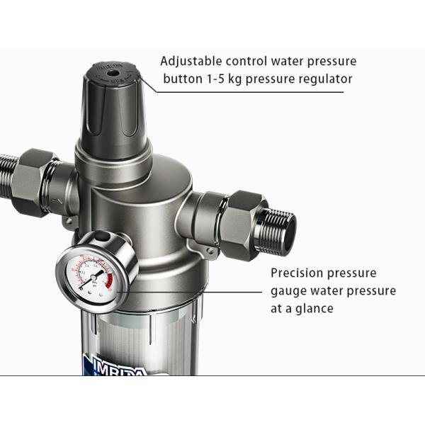 La vuelta abajo del sedimento reutilizable filtra bien el agua para el cuarto de baño de la cocina